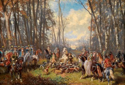 After a Successful Hunt by Alexander von Bensa